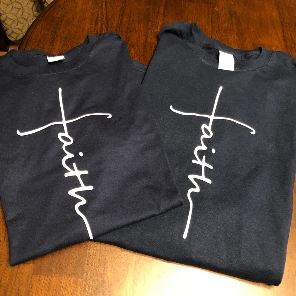 Faith custom adult t shirt